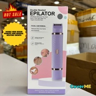 CoverME - Double Headed Epilator – Painless Hair Removal for Face & Body