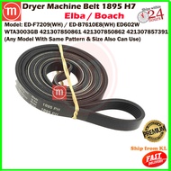 WB1895H7 ELBA ED-F7209(WH) / ED-B7610E8(WH) ED602W Dryer Belt / Bosch WTA3003GB 421307850861 / 42130