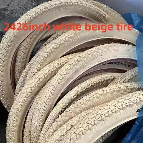 Thickened White Outer Tire for Bicycle 24 26 Inch Bicycle Tires 24X138 Bicycle Tires Cycling Equipme