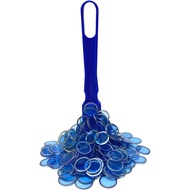MR CHIPS Made in USA Magnetic Wands and 3/4 Inch Plastic with Metal Rings - 100 pcs Reusable Storage