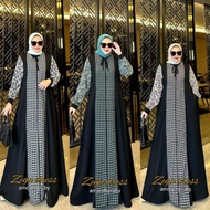 Best Zega Dress Amore By Ruby Ori Dress Muslim Baju Wanita Motif Bunga