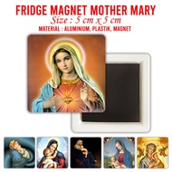 PGE Fridge Magnet Fridge Magnet Mother Mary Series Mother Mary Virgin Marry Souvenir Fridge Magnet C