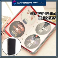 COD-29*16*5cm 80 Disc CD DVD Wallet Storage Organizer Case Holder Large Capacity CD DVD Bags Waterpr
