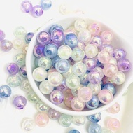 ลูกปัด เคลีอบ UV ขนาด8mm 10mm 12mm ลูกปัดมีความสวยงามและมีสไตล์ เหมาะสมสำหรับตกแต่งขื้นชิ้นงานต่างๆ