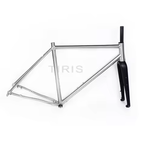 TIRIS-CC1 Bike Frameset, Gravel Cyclocross Frame and Fork, Bicycle Framework, 700C /29 '', Accessory