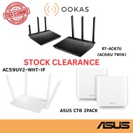 ASUS CLEARANCE Wi-Fi Router / MESH Compatible AS-CT8-2P / AS-RT-AC59UV2 / AS-RT-AC67U