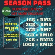 ONEXOX / XOX DATA SEASON PASS BEST PRICE