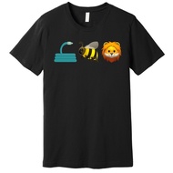 Hose Bee Lion Emoji Premium T-Shirt