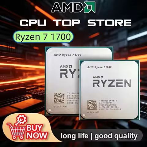 AMD Ryzen 7 1700 R7 1700 3.0 GHz Eight-Core Sixteen-Thread CPU Processor 65W YD1700BBM88AE Socket AM