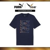 PUMA Male Logo Graphic T-Shirt (Club Navy) 68384414