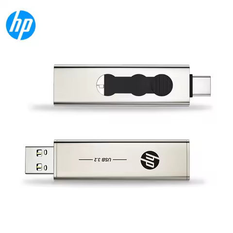 HP X796C Type C 2 in 1 USB Flash Drive 64GB 128GB 256GB Flash Drive Pendrive for Phone Computer Dual