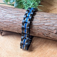 【木製手鍊】EINBAND Wood Bracelet 天然木手鍊 青金石×檀香木