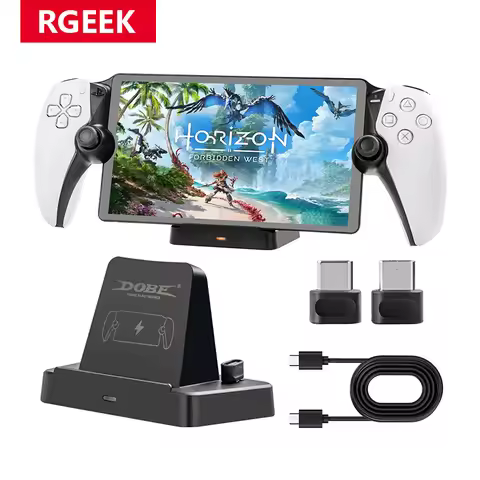 RGEEK TP5-3553 FOR PS5 Portal Handheld Charging Dock Magnetic Type-C Streaming Handheld Dock Charger