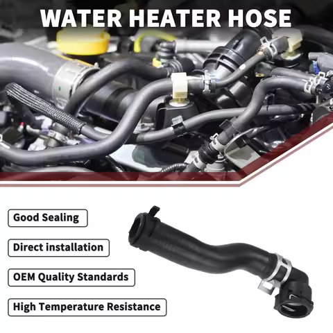 UXCELL Water Heater Hose for Ford Escape 2013-2019 No.CV6Z18N345T | Black 1 Pcs