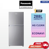 PANASONIC Refrigerator  2 Door Fridge (288L) NR-BL302PSMY Econavi 4 STAR Inverter Peti Sejuk 冰箱