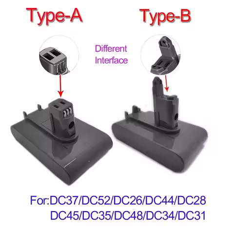 ☛For Dyson vacuum cleaner series battery AB type suitable for DC35, DC45, DC31, DC34, DC44, DC31, An