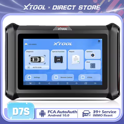 XTOOL D7S 2.0 All System Diagnostic Tools ECU Coding Bi-directional Automotive Scanner Key Programmi