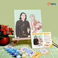 Custom Paint By Number | Painting Kit by Numbers | DIY Painting by Number | Paint by Number Custom