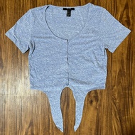 [F-14][Grade B] F*rever21 Shortsleeve Crop T-Shirt Women | Women's Short Sleeve Crop T-Shirt