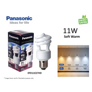 11W PANASONIC SPIRAL BULB E27 2700K SOFT WARM EFD11E27HD