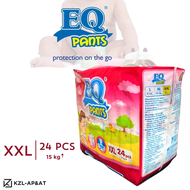 KZLA EQ Pants Disposable Baby Diaper XXL 24pcs 15kg