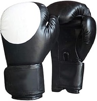 Boxing gloves Boxing Gloves Classic Boxing Gloves Leather Punching Bag Mitts Boxing Kickboxing Muay Thai Training (10 OZ) for Boxing Muay Thai MMA for Men and Women (Color : Black, Size : 10 OZ)