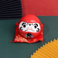 PlayPalaceE Nhật bản gốm Daruma Búp Bê May mắn quyến rũ may mắn trang trí thủ công con heo đất ngân 