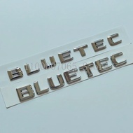 Sharp & Flat Letters ABS Emblem BLUETEC for Mercedes Benz C220 E300 E350 E320 GL350 Car Trunk Lid Na