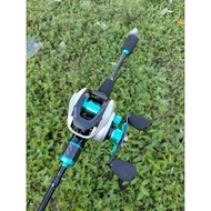 Zorro Hoshi&reel bc Zeus(clicker) solid carbon fishing rod set