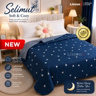ListonX Premium Selimut Soft & Cozy Premium Cotton Blanket – Ultra Soft, Breathable, Lightweight & M