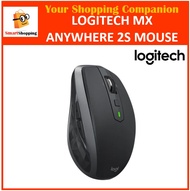 Logitech MX Anywhere 2S Graphite Wireless Multi Device Mouse With Logitech Flow, Gesture Control and Wireless File Transfer latest model  910-005156 mice