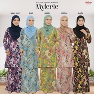 ByReefa | Kurung Printed MYLERIE | Material Moss Crepe Ironless | Kain A