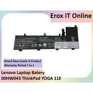 Lenovo 00HW043 00HW042 SB10J78991 ThinkPad YOGA 11E 01AV443 01AV442 Laptop Battery
