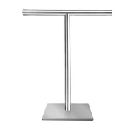 T-Shaped Towel Rack Storage Organizer Rust-Resistant Easy Installation Bath Hand Towel Holder Stand 