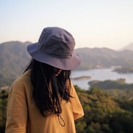 可換風繩漁夫帽 日系透氣防水抗UV 帽 戶外帽 登山帽(灰) S/M/L碼