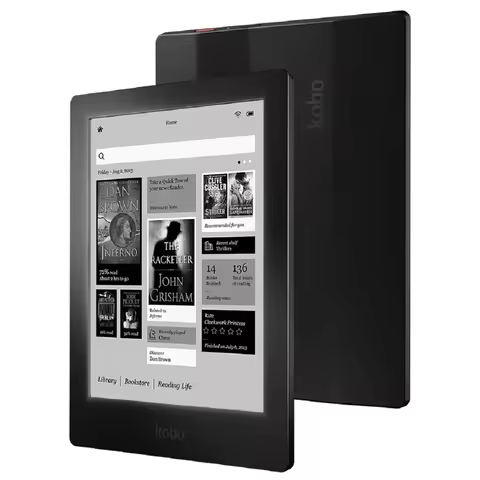 Kobo Aura HD 6.8" N204 New ebook reader onyx book 1440x1080 256PPI eReader e-ink with Light touch e-
