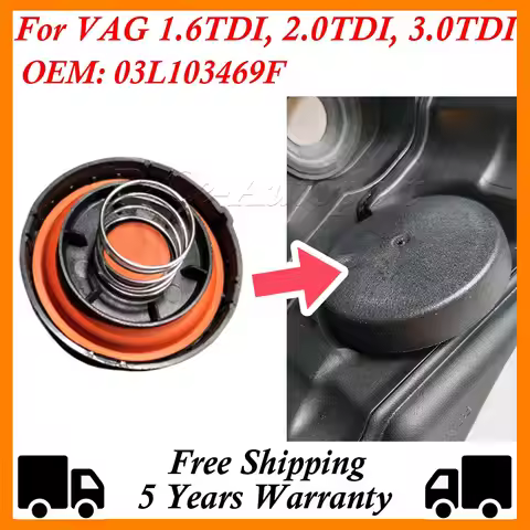 03L103469F PCV Valve Cover Repair Kit Valve Cap For VAG 1.6TDI 2.0TDI 3.0TDI VW Audi A4 A6 Q5 03L103