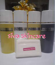 PAKET HB Whitening Siang Malam+Toner Badan Strong+Toner Badan Kelupas dan Bonus Sabun Susu /Paket Wh