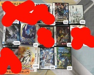 NDS 3DS Game Pokemon Pokemon Nintendo 逆轉裁判系列 (逆転裁判) 紅寶石 藍寶石 綠寶石 火紅 葉綠 黑 白 太陽 月亮 究極 金 銀 水晶 心金 魂銀 X Y 