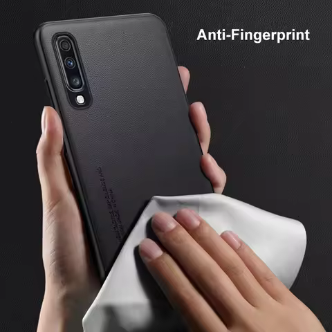 Luxury PU Leather Case For Samsung Galaxy A70 Back Cover Silicone Shockproof Full Protection Phone C