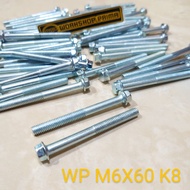 MESIN 10 BLOCK ENGINE BOLT KEY 8 M6X60MM 6CM 6 CM CVT CRANK COVER M6X60 MM MATIC BEBEK SPORT