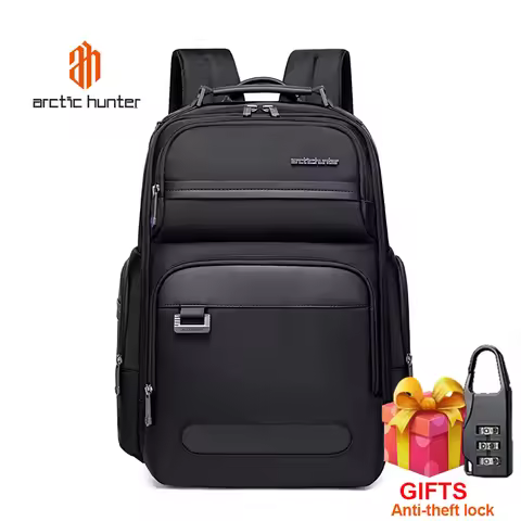 Arctic Hunter High-End Business Men's Backpack Travel Multi-Functional Anti-Splashing Large-Capacity