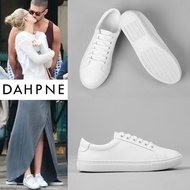 Kasut Sneakers Putih Jenama Trendi Hong Kong untuk Wanita Kulit Tulen 2023 Kasut Wanita Baharu Tapak