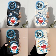 Cartoon Doraemon Phone Case For OPPO A5 A9 A3S A12E A3X A7 A5S A11X A12 A12S A15 A15S A17 A18 A33 A3
