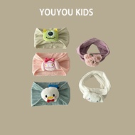 Baby headband, baby fontanelle hat, cartoon fetal cap, 0-6-8 months old