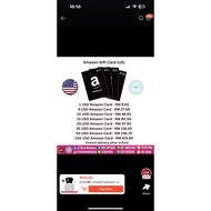 Amazon gift card 5/10/20/30/50/100