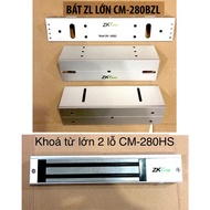 LARGE ZL BOWL CM-280BZL for large 2-hole magnetic lock CM-280HS mounted on glass doors, wooden doors