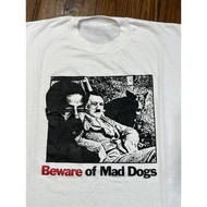 Vintage Saddam Hussein Adolf Hitler MAD DOG Shirt Single Stitch Osama World War