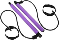YDJ Pilates Bar Kit W/Resistance Band Adjustable Toning Gym Exercise Stick