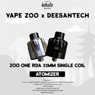 ZooMods Zoo One RDA 22MM Single Coil - VapeZoo / Zoo Mods Legal ZooOne Best Seller